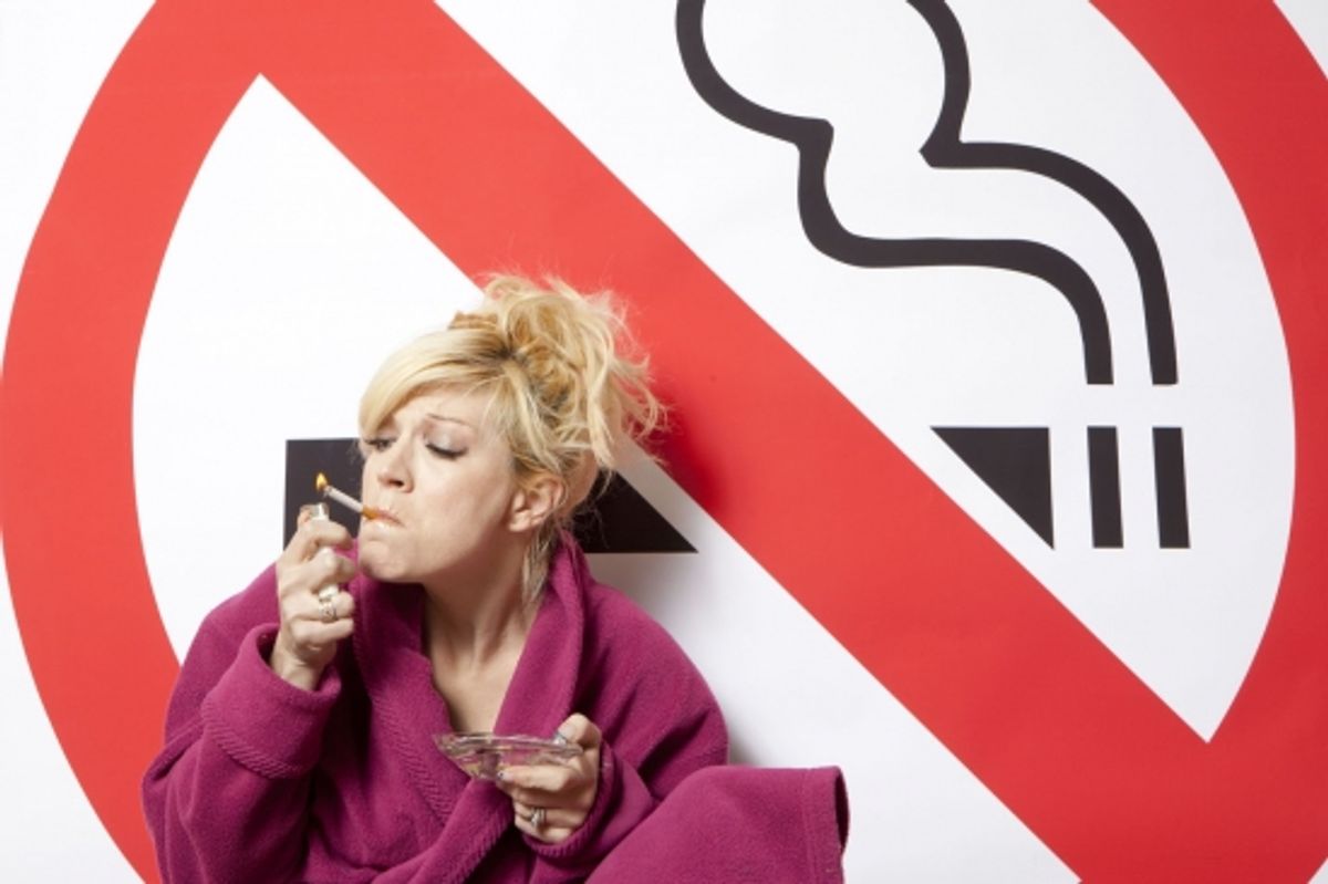 Felicia Finley at NYMF's THE LAST SMOKER IN AMERICA